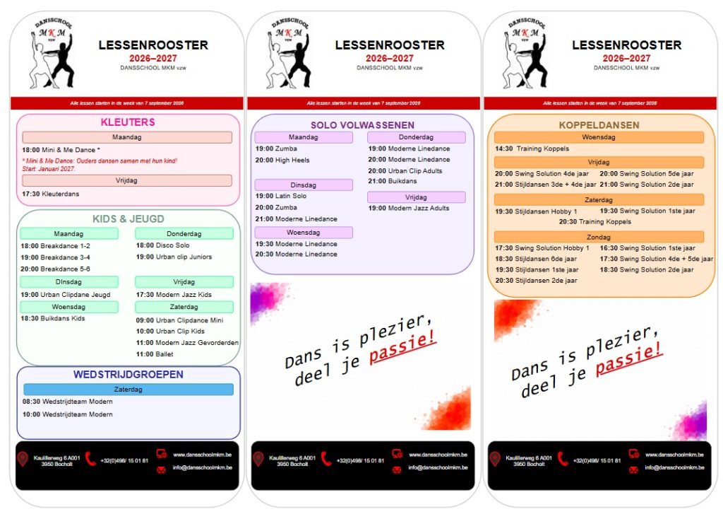 lessenrooster